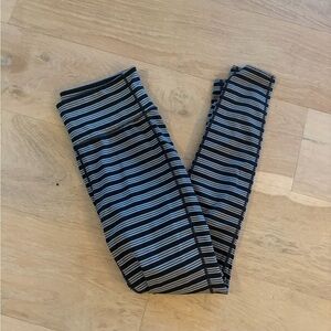 Athleta leggings stripes medium